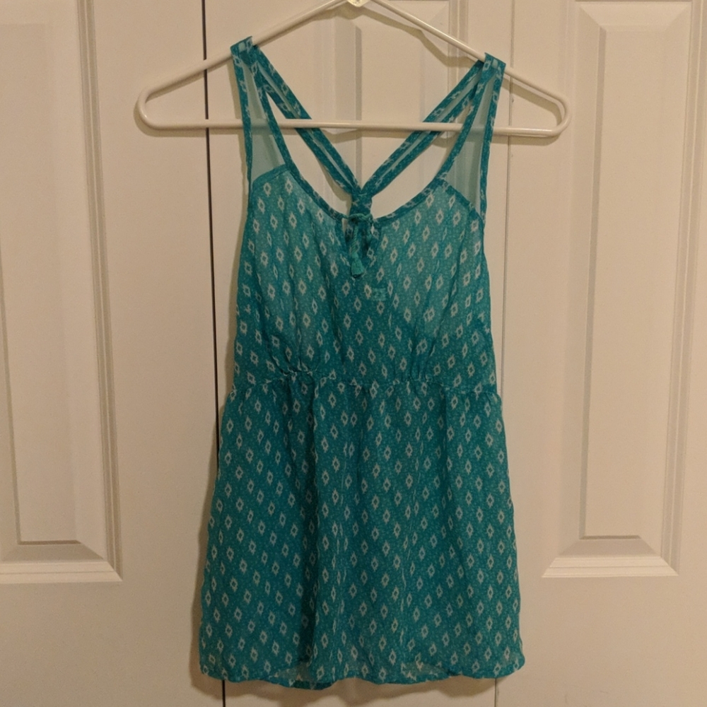 Blue tank top